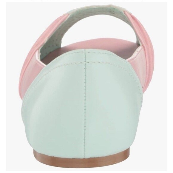 Bettie Page Flat Cutout Accent Pink Women's Ballet Flat Shoes Adult Size 6 NWT - Picture 8 of 11